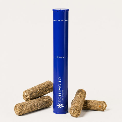 Tube doseur Equimojo pour mesurer la dose quotidienne de 50 g